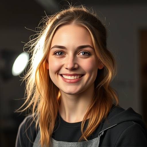 Portret van Sofia Jansen, assistent fotograaf en beeldbewerker